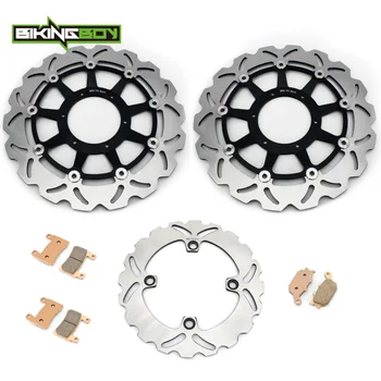 

BIKINGBOY For HONDA VTR 1000 SP1 SP-1 2000-2001 VTR 1000 SP2 SP-2 2002-2007 Front Rear Brake Discs Disks Rotors Pads