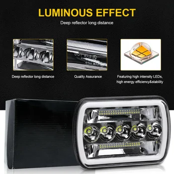 

Waterproof LED Headlight Dustproof Quakeproof For For Chevrolet Express 3500