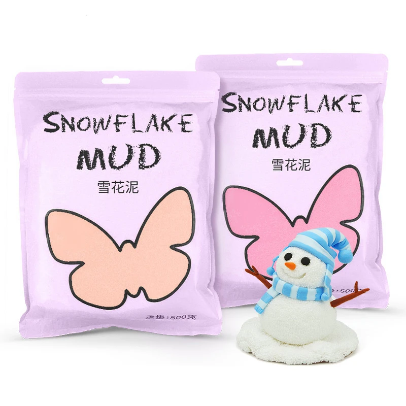 500 г Slime Snow fake игрушка для песочницы Волшебная глина цветная мягкая слизь Космический песок поставки Play модель песка инструменты антистрессовые игрушки для детей