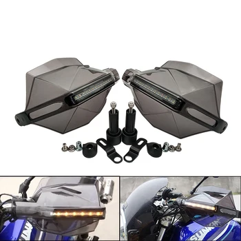 

Motorcycle Hand Guard Handle Protector HandGuard with LED Signal Light For Yamaha TMAX 500 530 XP 530 500 TX125 Adventure YZ80