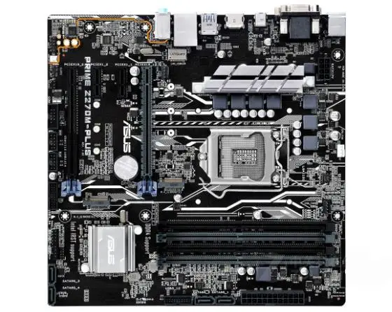 #Special Offers ASUS PRIME Z270M-PLUS motherboard LGA 1151 DDR4 USB3.0 64GB Z270 desktop motherboard