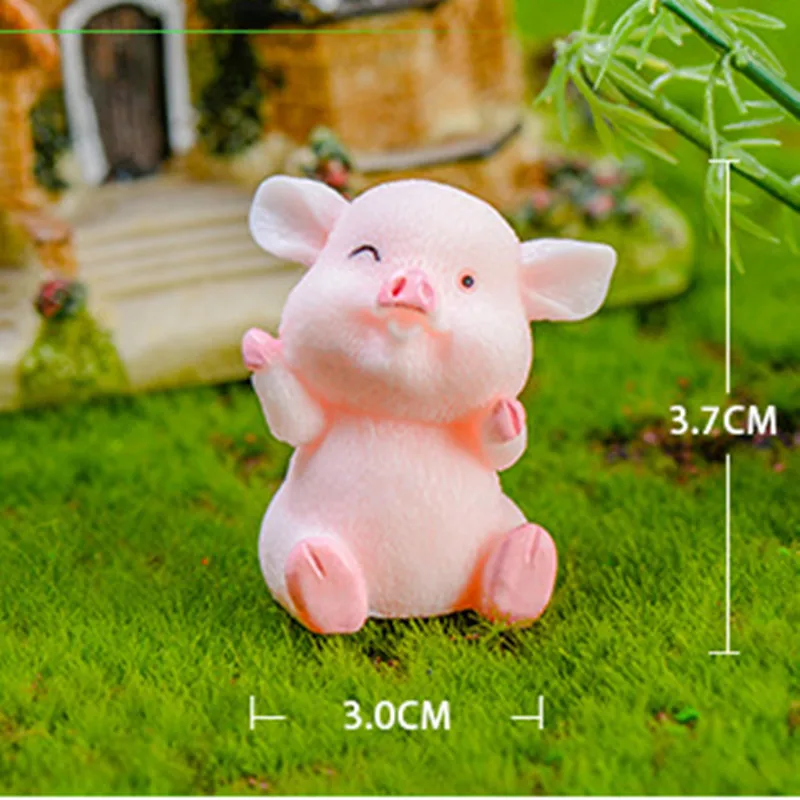 1 2 5 個かわいいピンク豚豚中国韓国女神置物工芸品フィギュア飾りミニチュア女の子ホームルームの装飾 フィギュア ミニチュア Aliexpress