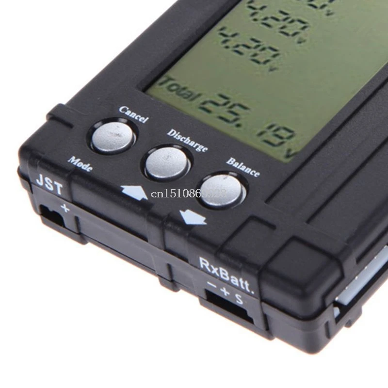 3 в 1 RC 2 s-6s lcd Li-Po батарея балансировочный измеритель напряжения тестер и разрядник 448A