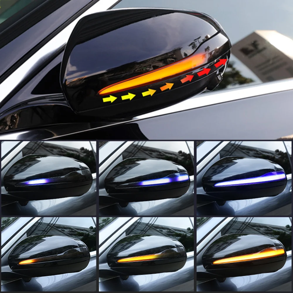 Dynamic Turn Signal Blinker Sequential Side Mirror Indicator Light For