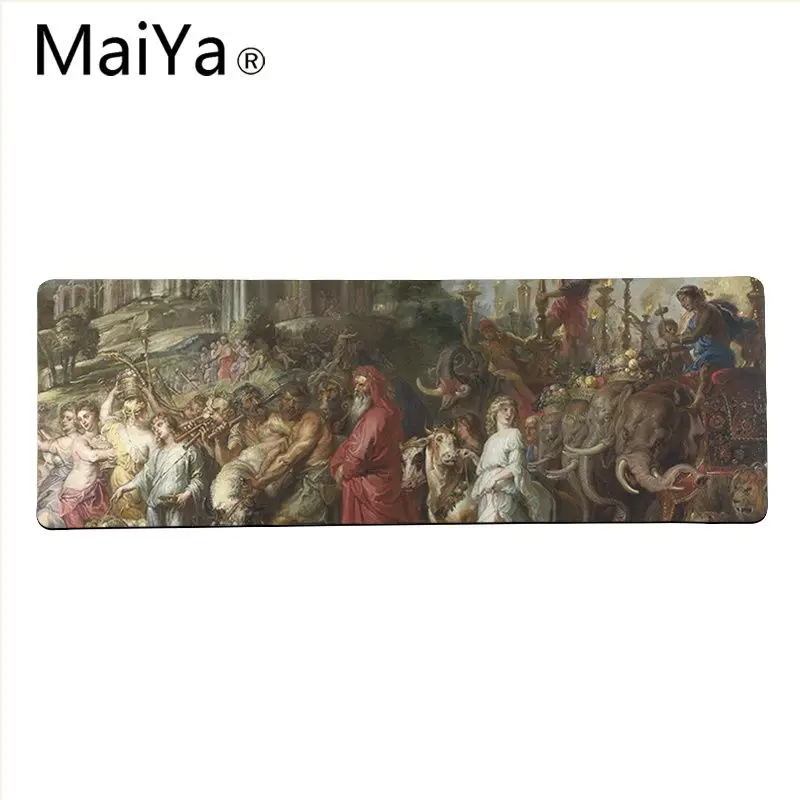 Lock Edge 30x80cm Maiya высокое качество Rubens Средневековая религия арт Комфортный коврик для мыши игровой коврик для мыши большой коврик для мыши клавиатуры коврик - Цвет: Lock Edge 30x80cm