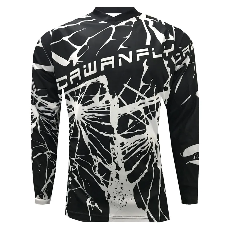 CWF enduro футболка горный велосипед с длинным рукавом Одежда для гонок DH MTB внедорожный Мотокросс BMX трикотажные изделия
