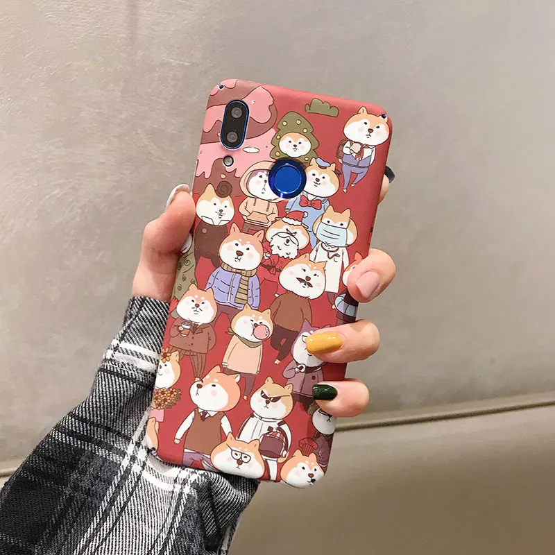 Стильный чехол INS для Red mi Note 7, чехол mi 5X6 6X 8Lite 9SE, Матовый Жесткий чехол из поликарбоната для Red mi 5Plus 6 6Pro Note 4 4X5 A2Lite Coque