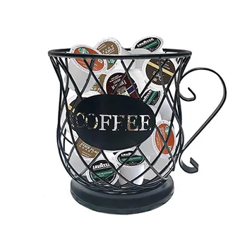 

Newest Coffee Pod Holder Organizer Mug with base K Cup Keeper Espresso Pod Coffee Capsule Holder Storage Basket