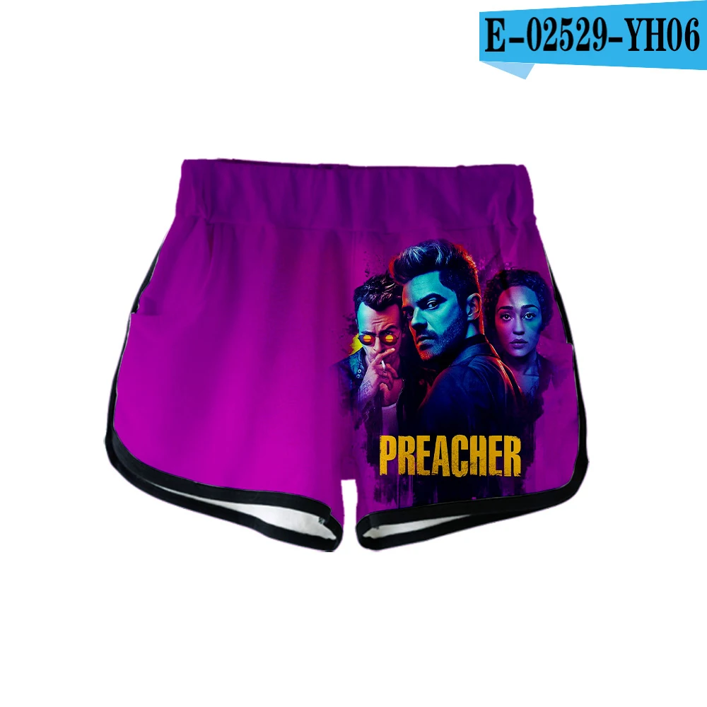 F. T ТВ серии Preacher сезон 4 Джесси кассиди тюльпан 3d печати летние женские повседневные милые девушки горячая Распродажа сексуальные шорты одежда - Цвет: YH06