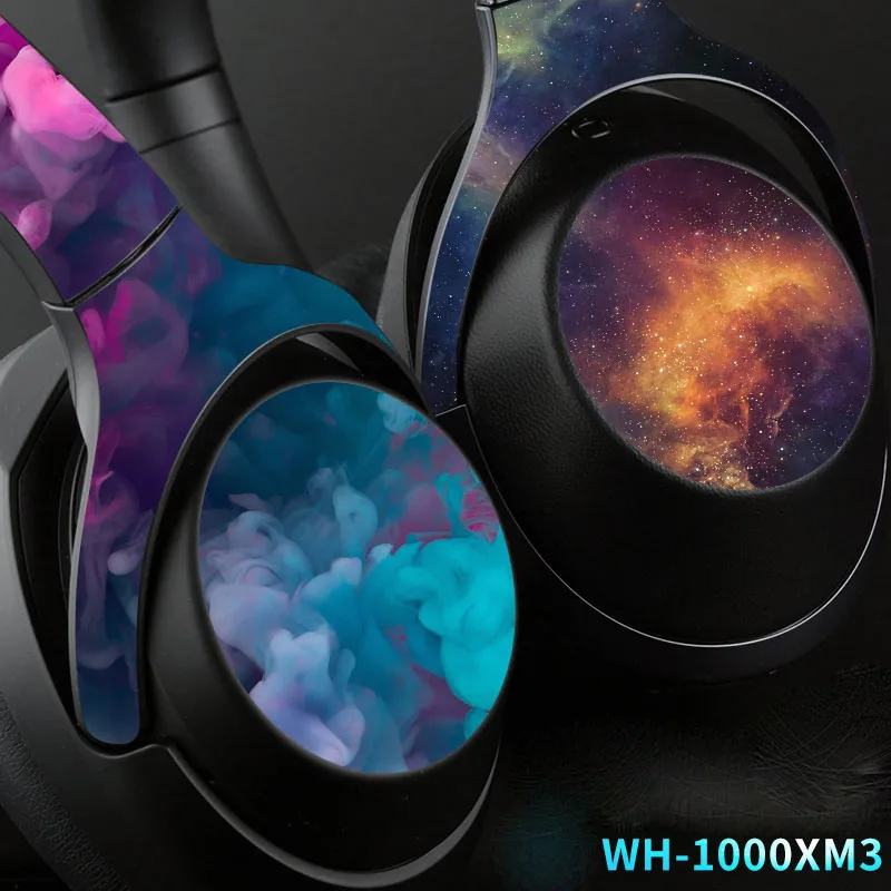 Scratch proof Personality Creative Headphones Film for Sony WH 1000XM3 Wireless Bluetooth Headset Protective Wrap Cover Sticker
