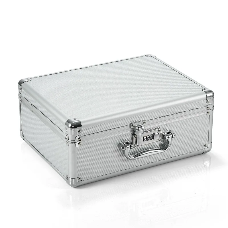 

Box Suitcase Aluminium Alloy Password Documents Box Storage Box File Box Safety Box