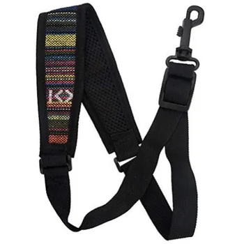 

Saxophone Strap, Adjustable Single Shoulder Sax Strap Portable Cotton Neck Sax Strap(Folk Style)