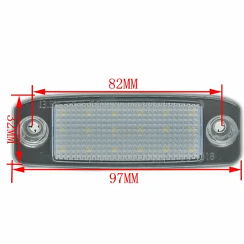

2pcs License Plate Light For Sonata i40 i45 11-14 Auto Replacement Parts