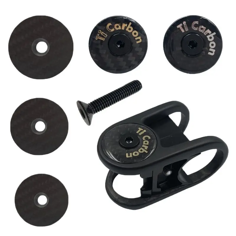 Superlight 7g Bicycle Stem full carbon Top Cap with Ti Screw For 28.6mm