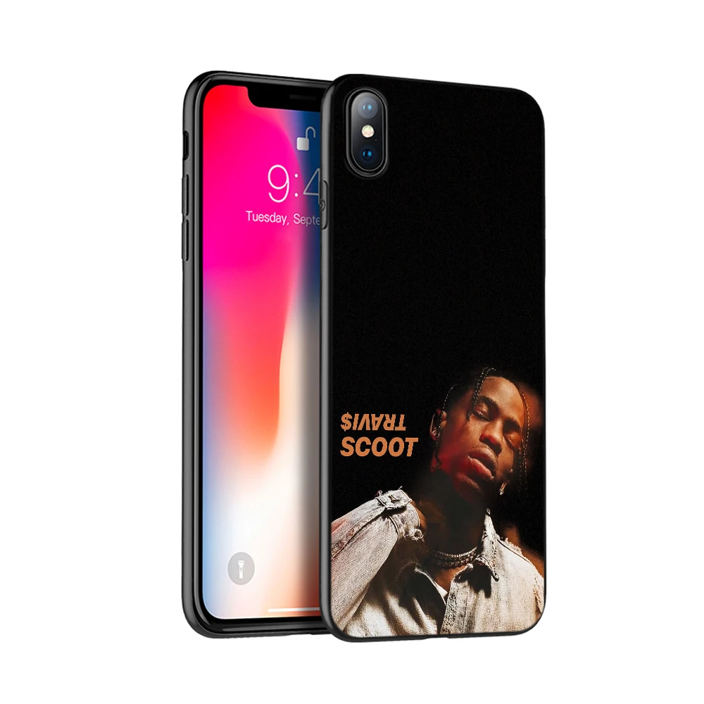 Черный чехол ТПУ для iphone 5 5s se 6 6s 7 8 plus x 10 чехол силиконовый чехол для iphone XR XS 11 pro MAX чехол Трэвиса Скотта astroworld - Цвет: 50010