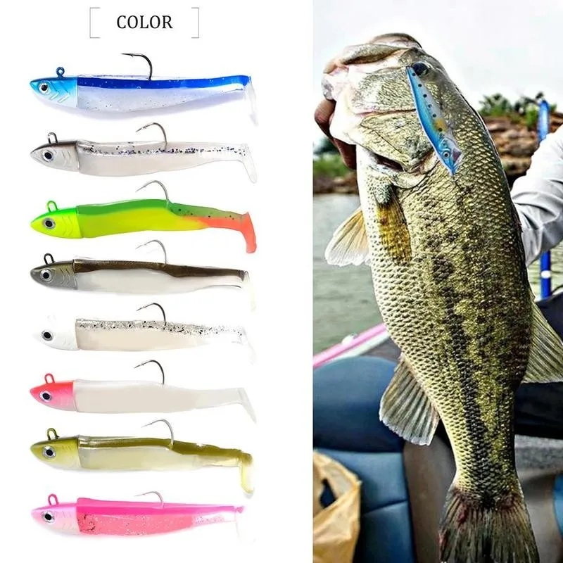 5/12/25g черный Minnow Jig Head рыболовные приманки мягкие Щука бас Рыбалка на сельдь