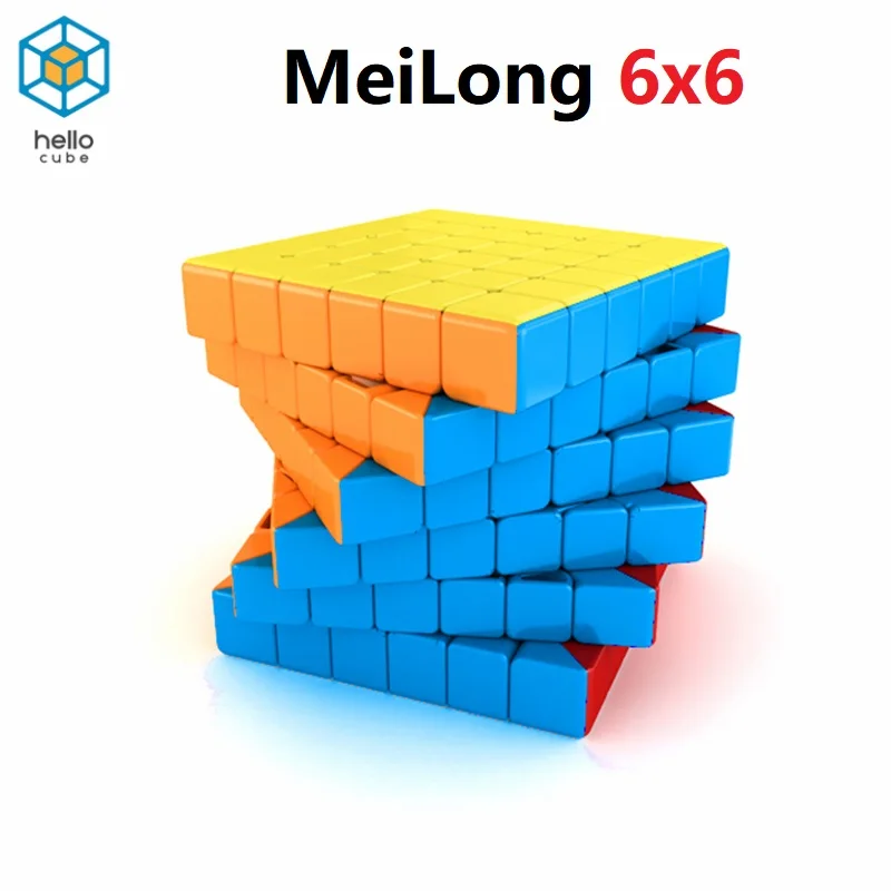 

HelloCube MoYu meilong 6x6x6 Magic Cube MofangJiaoshi MF6 6x6 Speed Cube Toy Puzzle 68mm Magico cubo Educational Toys