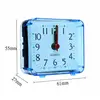 Alarm Clock LED Digital Durable ABS AA Powered Table Watch With Temperature And Humidity Gauge Voice Control Snooze Desk Clocks 6