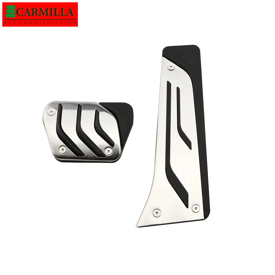Carmilla Brake Accelerator Fuel Car Pedals for BMW 1 2 3 4Series M3 M4 E87 E90 F20 F21 F30 F32 F36 F80 F82 Foot Rest Brake Pedal car pedals