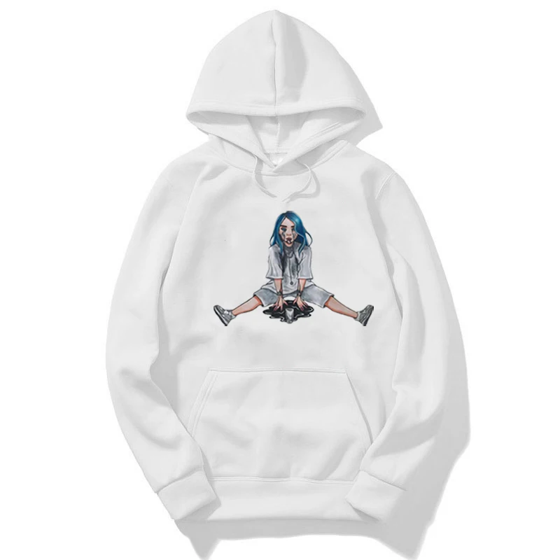 Billie Eilish/свитер для девочек-подростков; детские толстовки с капюшоном; сезон осень-зима; флисовая плотная одежда для мальчиков; Детский костюм; Одежда для девочек; Размеры 14T