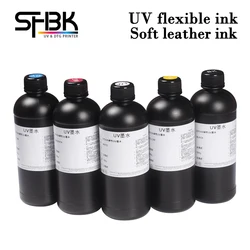 250ml 500ml soft uv ink For Epson UV flatbed Printer A2 A3 A4 L800 L805 R1390 L1800 R2000 XP600 T800 Flexible Leather UV ink