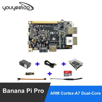 

youyeetooLemaker Banana Pi Pro ARM Cortex-A7 Dual-Core 1G DDR3 Open-source Development Board with TF Card , Like Raspberry Pi