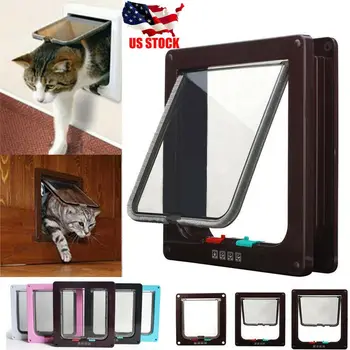 

4 Colours Medium Small Large Pet Cat Puppy Door for Security Door and Screen