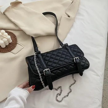 

women's bag for woman Bags For Women Brand Original Design 2020 New Fashion Joker Shoulder Square Bag Rhombic Underarm Bag