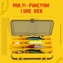 Коробка для рыболовных приманок, двухсторонняя втулка, коробки для снастей, пластиковая коробка-органайзер, коробка для коробок, Рыболовные снасти/приманки для хранения