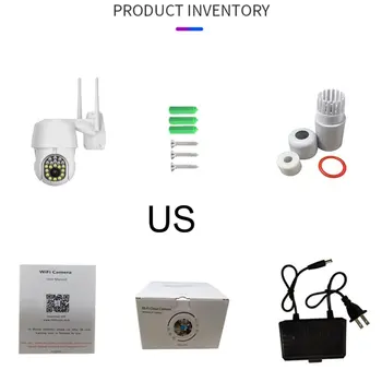 

Outdoor 1080P Wifi Security Camera Waterproof Dome Camera Two-Way Audio Night Vision Motion Detection Camera