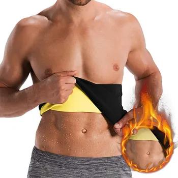 

Men Compression Body Shaper Belt Gym Slimming Belly waist support Belt Fat Burning Weight Loss Waist Sweat Trainer protector