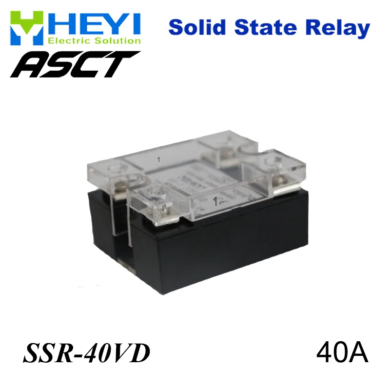 2 шт. 40A SSR, вход DC 0-10 В однофазный ssr твердотельные реле регулятор напряжения