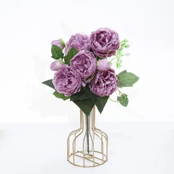 

Artificial Flowers Bouquet for Decoration Fake Flower Home Decor Flores Artificiales Grandes Wedding Flower Decoration for Table