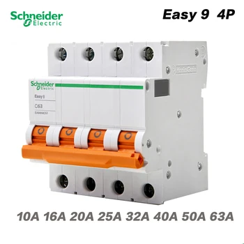 

Schneider Miniature Circuit Breaker Full Specification EA9SY AN4C63 Series 4P AC 16A 20A 25A 32A 40A 50A 63A Air Switch Export