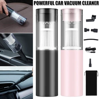 

Suction In Few Minutes Car Vacuum Cleaner Handheld High-Power Automotive Supplies For Wet And Dry Purposes NJ88