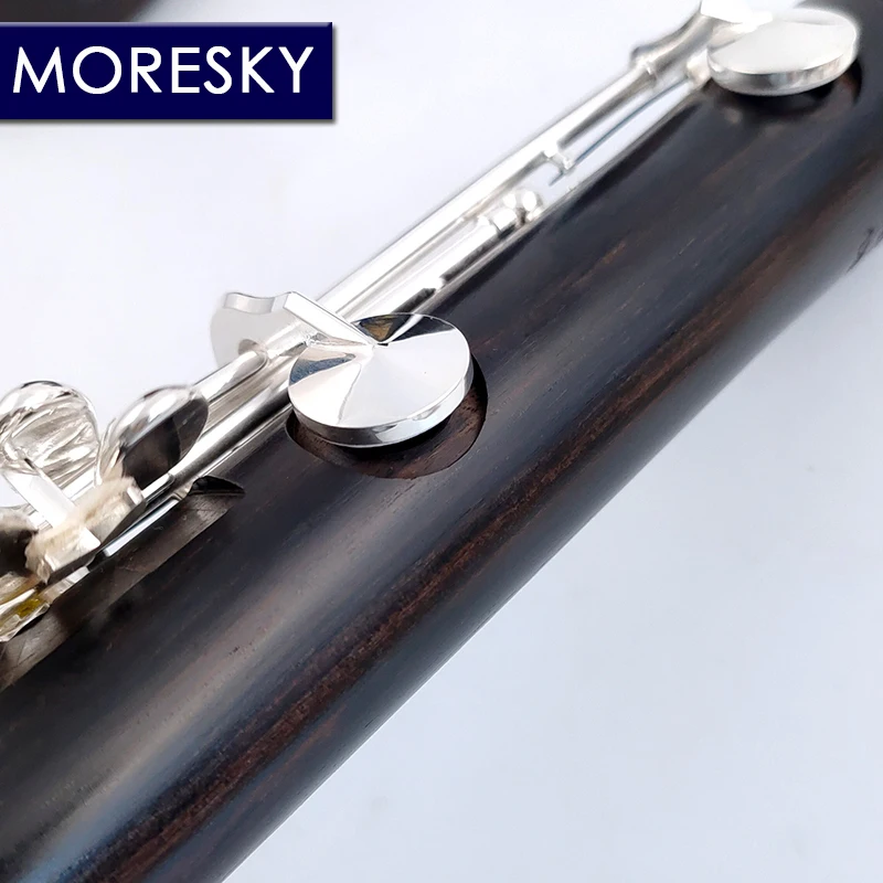 Clarinet Woodwind Instrument MORESKY Bb Clarinet Wood ebony 17 Keys Grenadilla