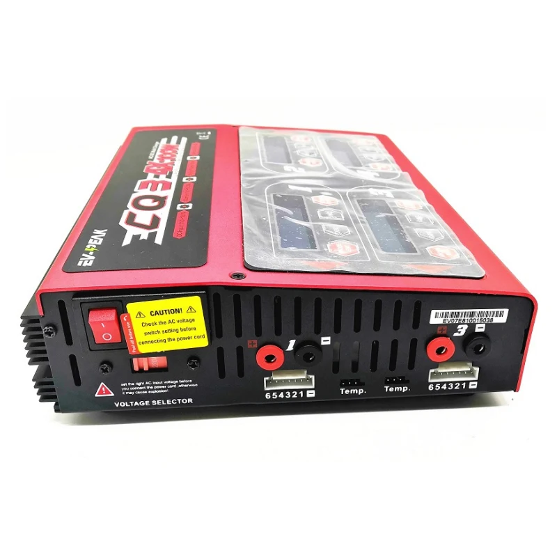 Ver2021 EV-PEAK CQ3 100Wx4 10A 1-6S  Balance Charger with JST_XH Adapter Board for LiPo LiFe NiMH NiCd Battery