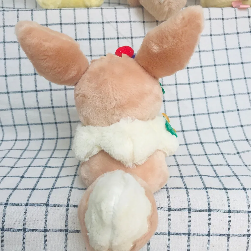 TAKARA TOMY Покемон Eevee Пикачу плюшевая игрушка милая Аниме Кукла Kawaii венок животное чучело подарок для подруги хобби коллекционная