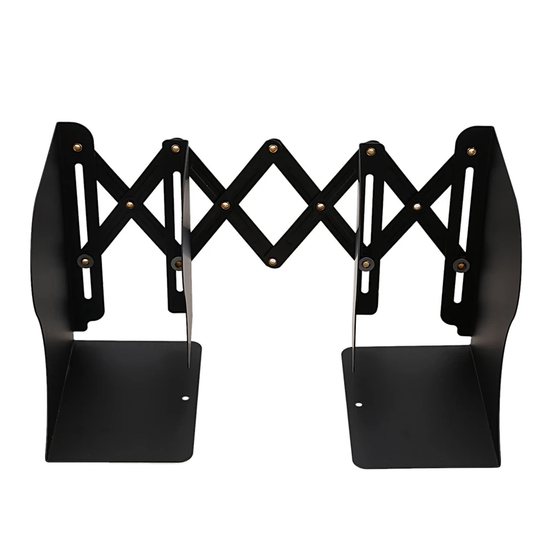 buy The Freedom To Adjust Bookshelf Large Metal Bookend Desk Holder Stand for Books Organizer Gift Stationery