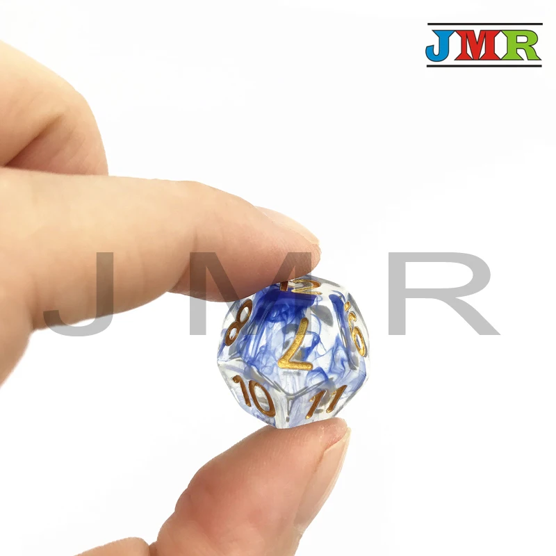 Новый набор голубых игральных костей D4 D6 D8 D10 % D20 для настольной игры DND|Настольные