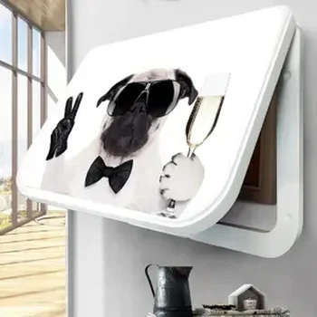 

Dropshipping Meter Box Power Supply Home Decorative Picture Frame Cover Block Decorative Frame Paste Switch Dust Cover Set Box