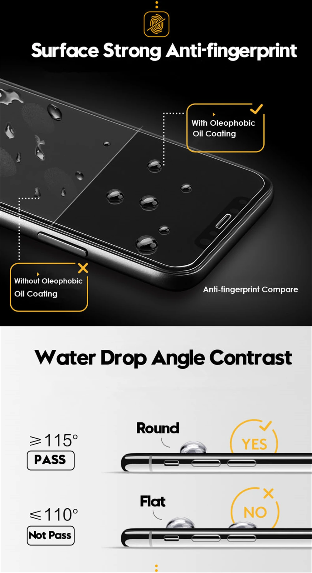 3 шт., полное покрытие, Защитное стекло для iPhone 11 Pro Max, закаленное стекло для iPhone X, XR, XS, MAX, 6, 7, 8 Plus, 5S, SE, защита экрана