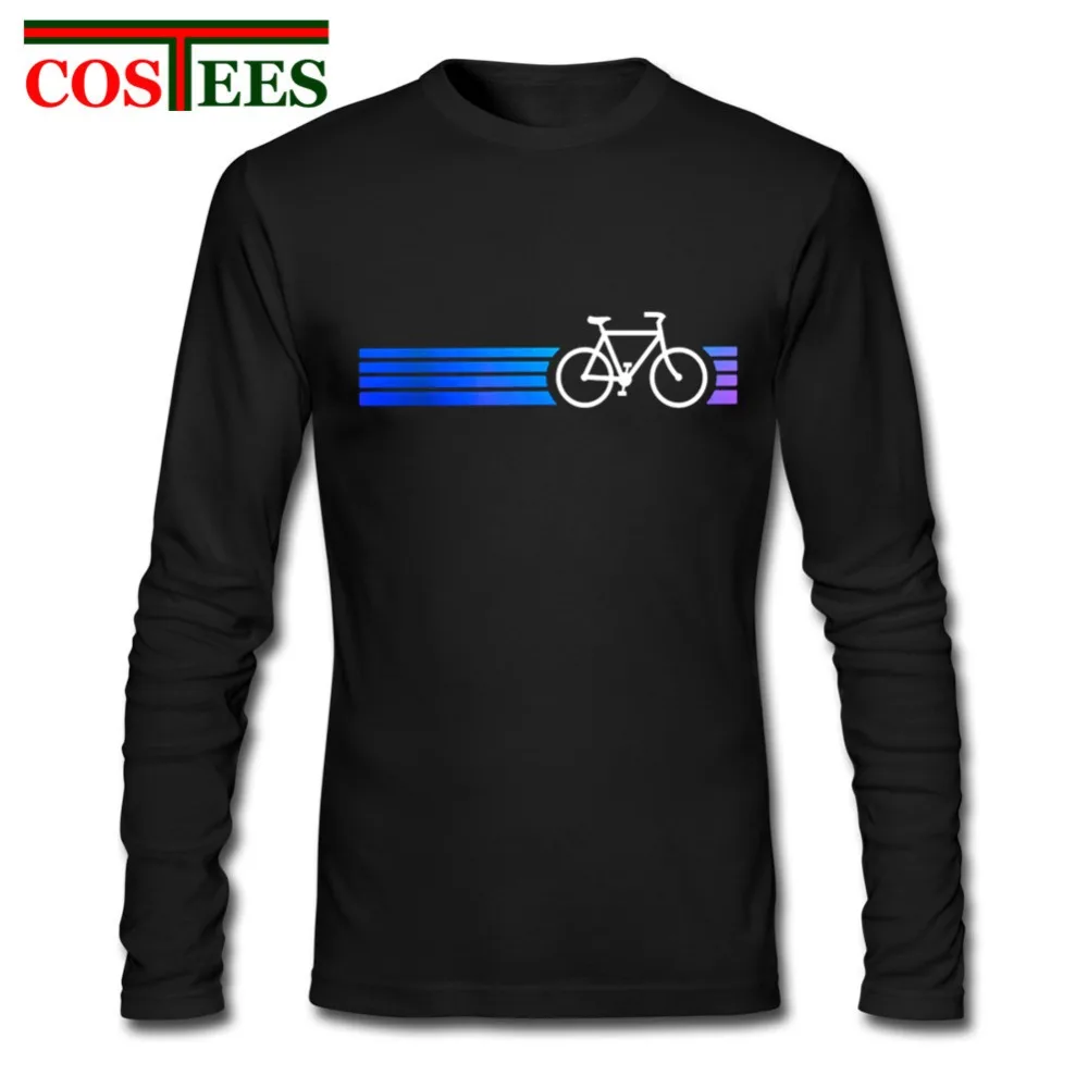 Винтажная Футболка MTB biker с длинными рукавами в стиле ретро, футболки для велоспорта, горного велосипеда, Подарочная футболка для велоспорта