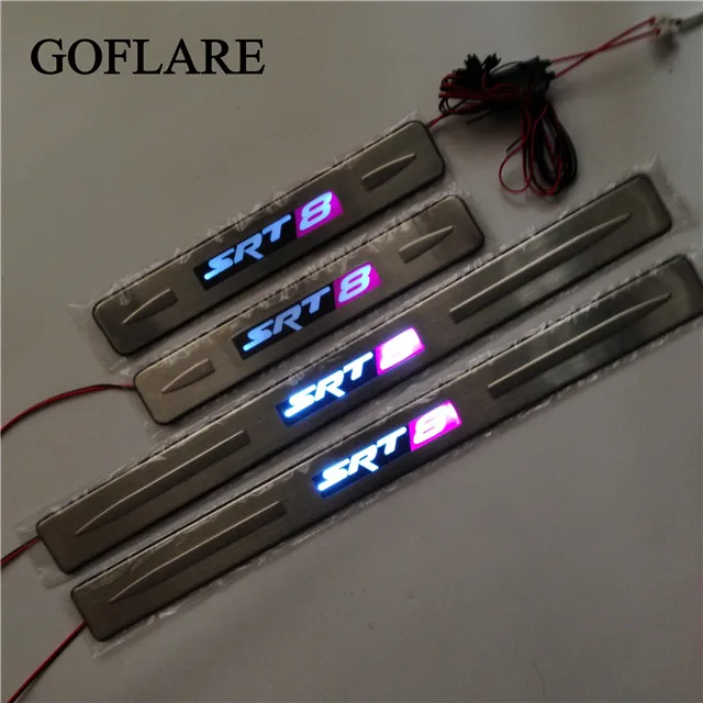 Автомобильный Стайлинг led авто порог для Chrysler 300 300C SRT8 SRT 8 2005 2018 аксессуары с