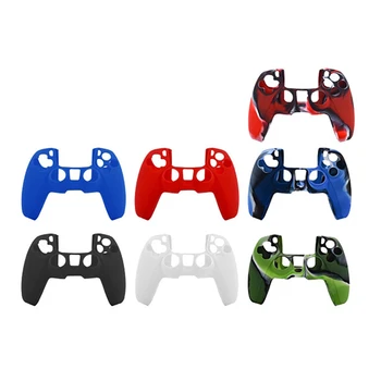 

Protective Silicone Grip Protective Case Sleeve Non-slip Handle Soft Skin Cover for Sony PS5 Game Controller Accessories