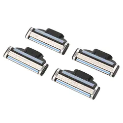 Replaceable Blade Three-Layer Manual Razor Blade Vintage Razor Manual Razor Replaceable Blade 4 Pieces Replaceable Blade Three-Layer Manual Razor Blade Vintage Razor Manual Razor Replaceable Blade 4 Pieces