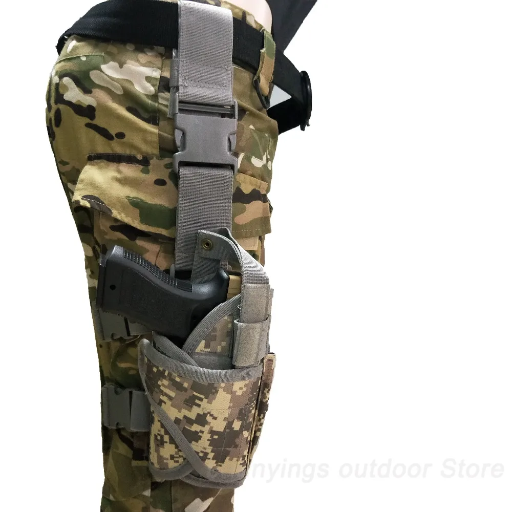 TOtrait тактическая ножная кобура Glock Пистолет Чехол Pistolas Страйкбол Пистолет падения Чехол регулируемый волшебный ремень кобура для Универсальный