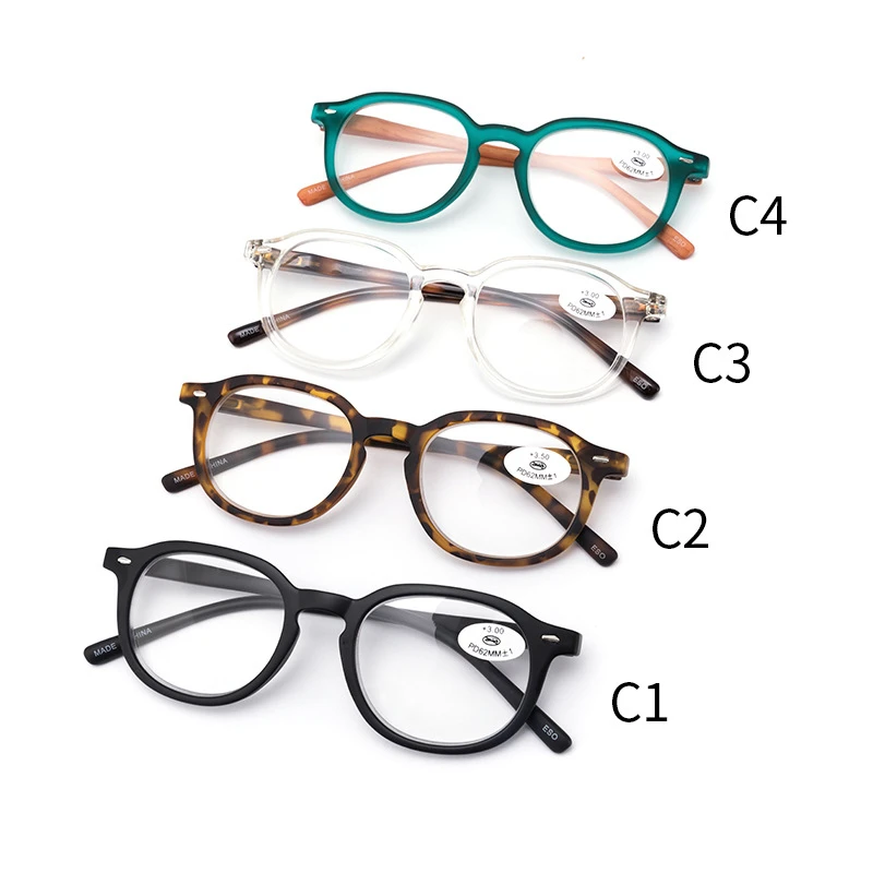 

SEEMFLY 2019 new Reading glasses unisex square glasses elderly fashion reading spring mirror new irregular Round Men Thin Glass