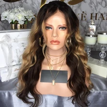 JRX волосы плетеные смешанные со светлыми цветными кружевными передними париками волнистые бразильские человеческие волосы парик предварительно выщипанные волосы для черных женщин