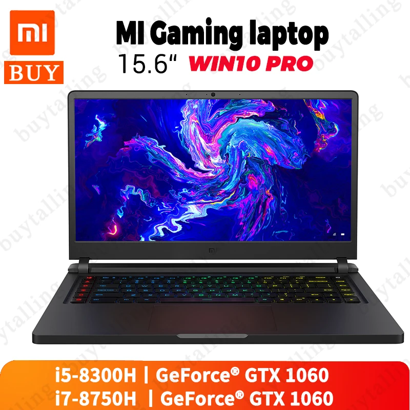 Игровой ноутбук Xiaomi Mi 15 6 дюйма Intel Core 8 ГБ/16 ГБ 512 GDDR5 четырехъядерный процессор GeForce